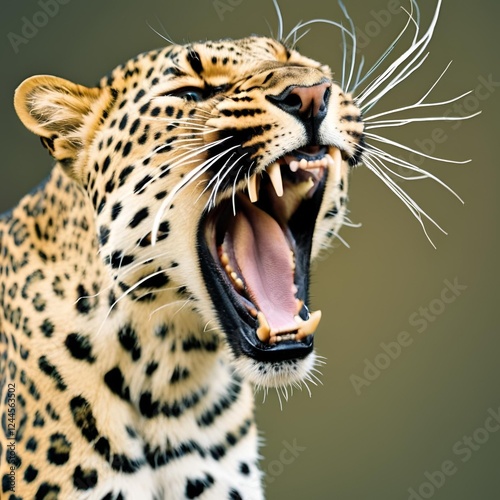leopard in the tree mammal jaguar dangerous amur photo