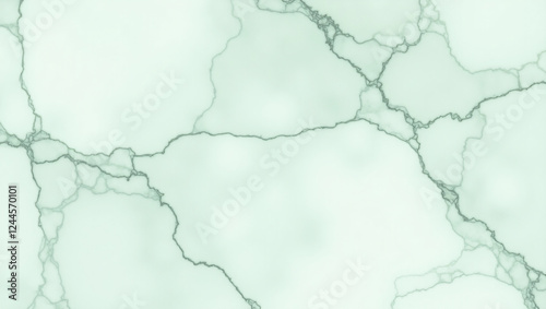 Light Green Marble Texture, Delicate Veins

