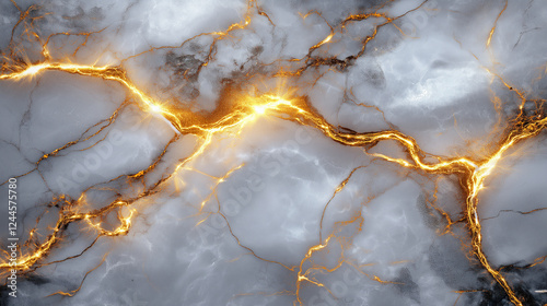 White slate background with golden shimmering slate pattern.