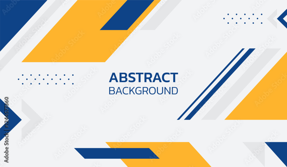 Blue and yellow abstract geometric background vector illustration Blue and yellow abstract geometric background vector illustration