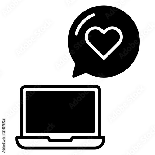 favourite laptop icon