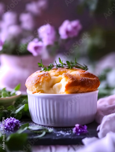 Cheese Soufflé with Crispy Golden Crust