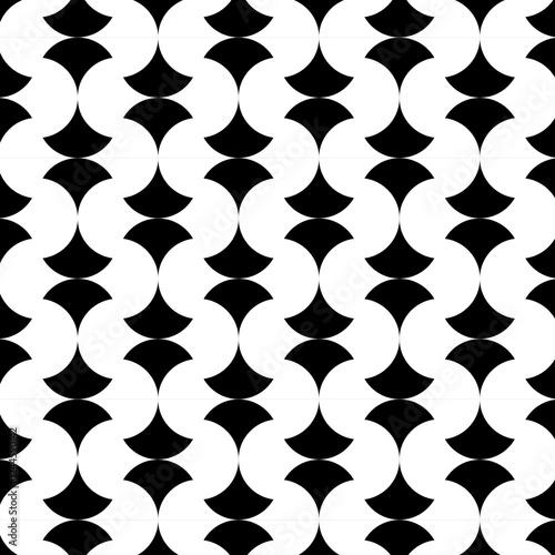 White pattern on a black background. It is possible to change the black shade to another color. A simple motive. Bright tone. Background, seamless patterns, wrapping paper, clothing prints, fabric pat photo