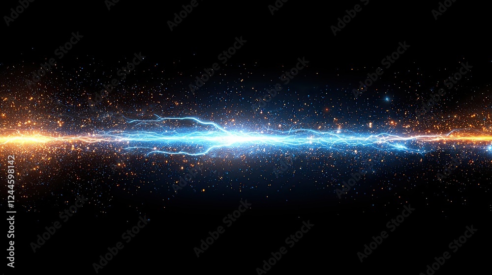 Clash of Energies: Abstract Electric Plasma Art Clash of Energies: Abstract Electric Plasma Art