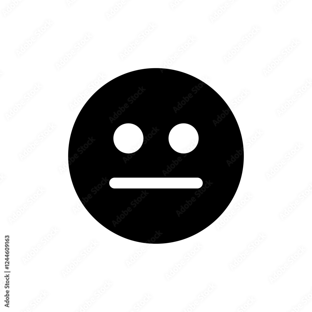 Fototapeta premium Smile face icon. emotion icon