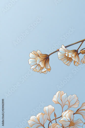 異世界で咲く桜　AI画像　ジェネレーティブAI