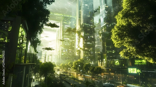Green Futuristic Cities