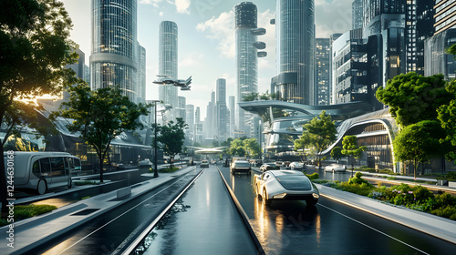 Green Futuristic Cities