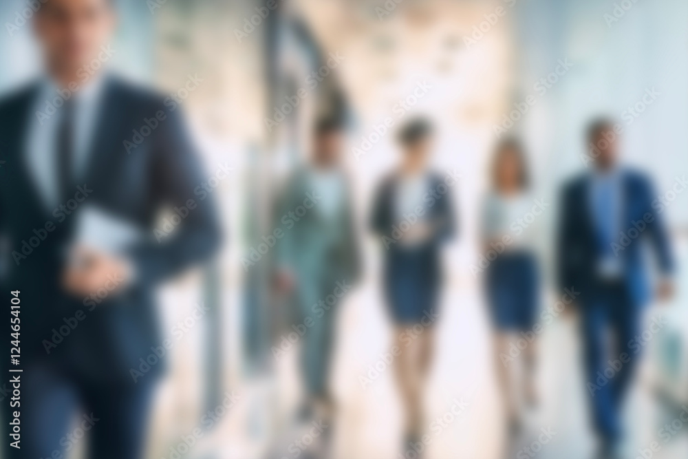 business people walking in the corridor of an business center, pronounced motion blur, crowded bright modern light office movement defocused. office background busy. talking and rushing in the lobby. business people walking in the corridor of an business center, pronounced motion blur, crowded bright modern light office movement defocused. office background busy. talking and rushing in the lobby.