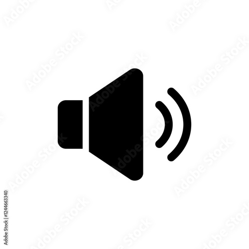 Speaker icon vector illustration. volume sign and symbol. loudspeaker icon. sound symbol