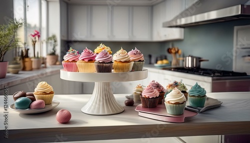 bunte Cupcakes photo