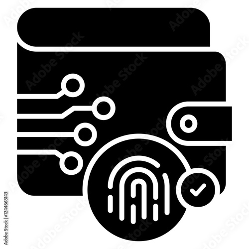 Biometric authentication icon	