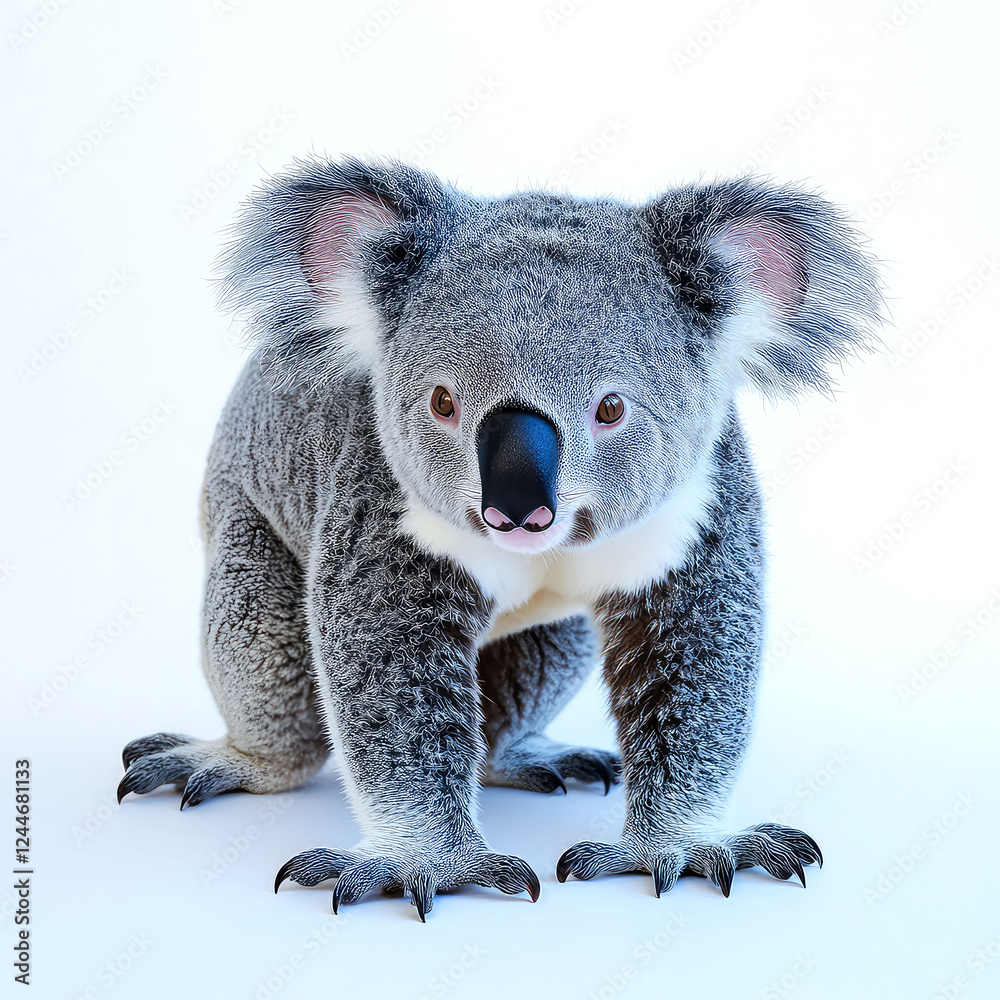 Fototapeta premium Adorable Koala Closeup: Australian Wildlife Photography