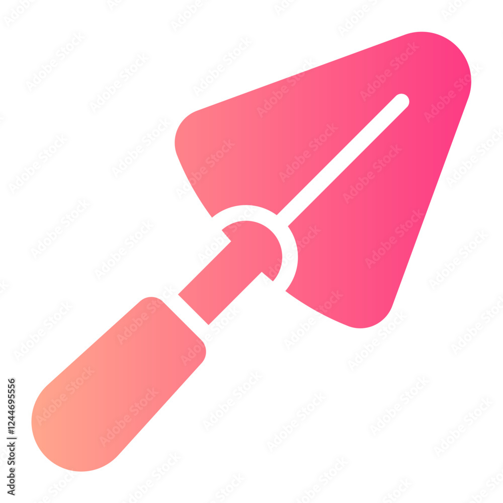 shovel gradient icon shovel gradient icon
