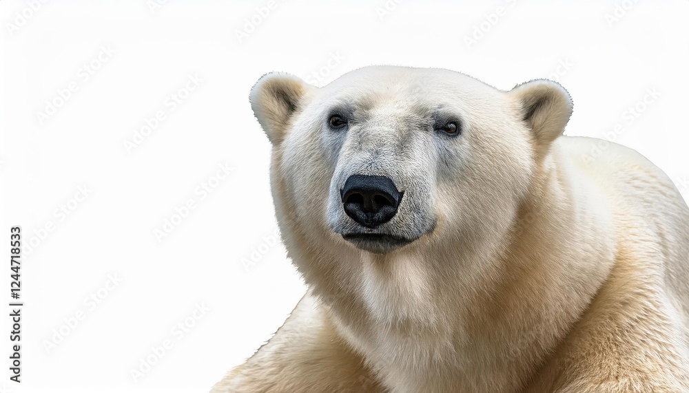 Majestic Arctic Moment A Polar Bear Frolics in the Snowy Tundra, Showcasing Stark White Fur Contrasting against the Icy Blue Backdrop, Capturing a Breathtaking Scene of Arctic Wildlife at Play. Majestic Arctic Moment A Polar Bear Frolics in the Snowy Tundra, Showcasing Stark White Fur Contrasting against the Icy Blue Backdrop, Capturing a Breathtaking Scene of Arctic Wildlife at Play.