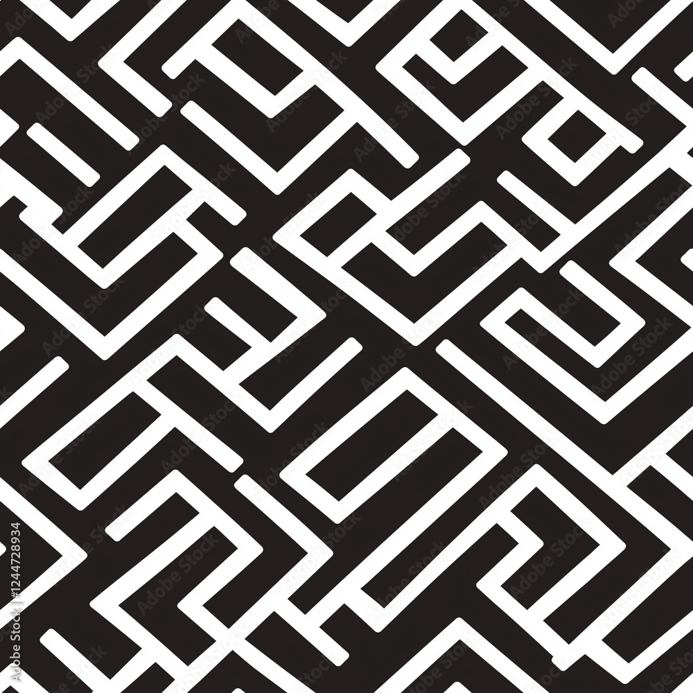 seamless pattern. Modern stylish abstract texture. Repeating geometric shapes from striped elements seamless pattern. Modern stylish abstract texture. Repeating geometric shapes from striped elements