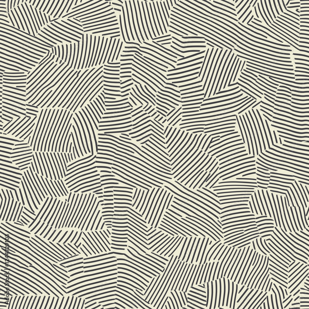 seamless pattern. Modern stylish abstract texture. Repeating geometric shapes from striped elements seamless pattern. Modern stylish abstract texture. Repeating geometric shapes from striped elements