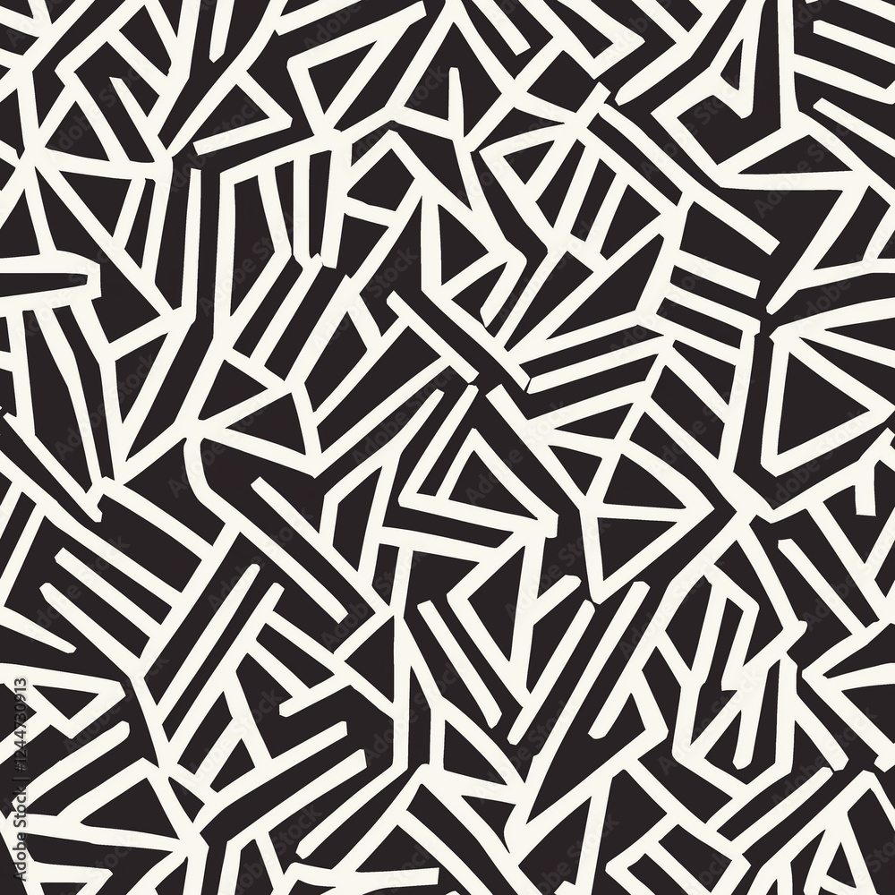 seamless pattern. Modern stylish abstract texture. Repeating geometric shapes from striped elements seamless pattern. Modern stylish abstract texture. Repeating geometric shapes from striped elements