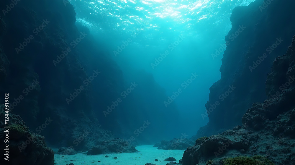 Fototapeta premium underwater view of a coral reef in the sea