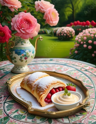 Erdbeerstrudel photo