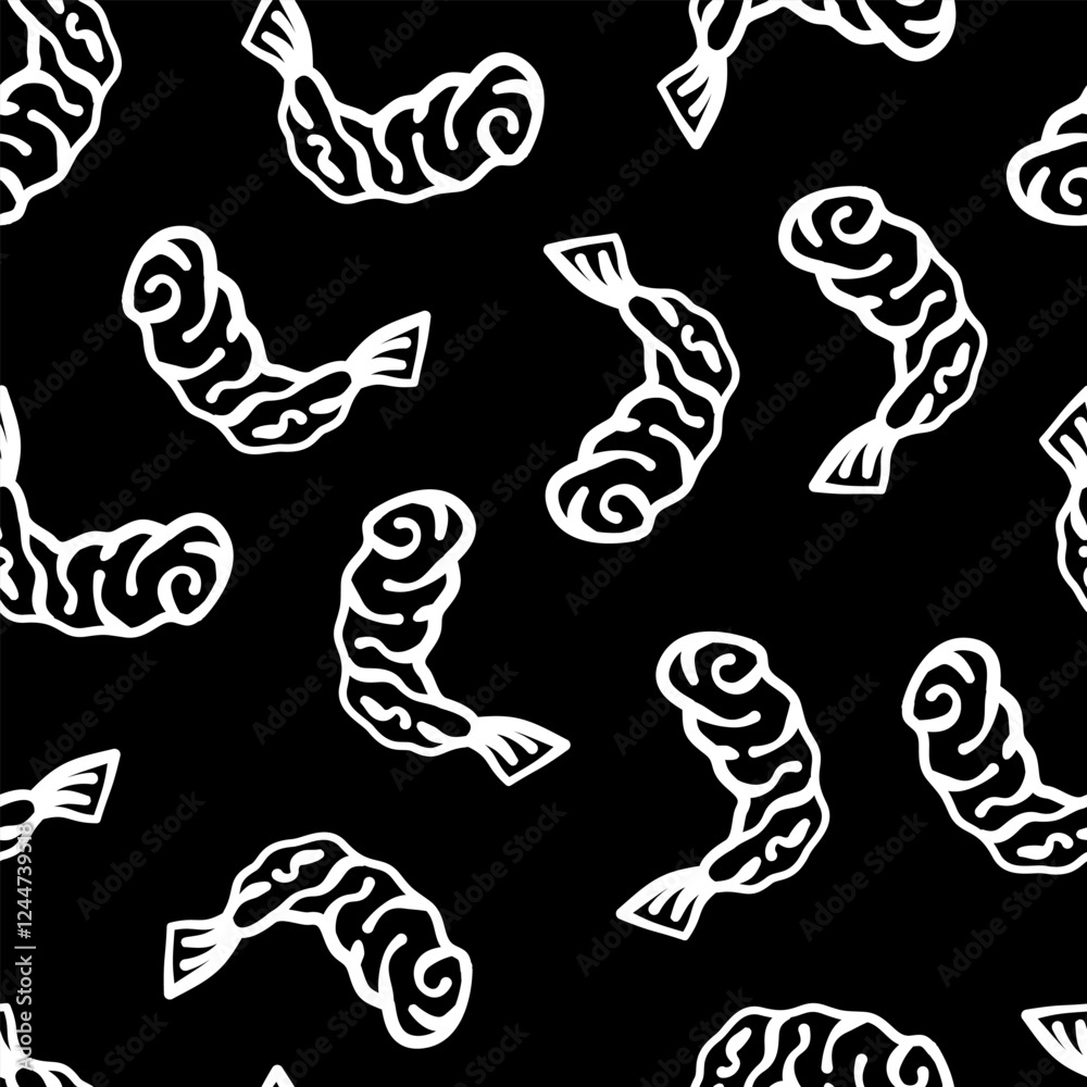 fried shrimp pattern. tempura fried shrimp seamless pattern. crispy shrimp tempura pattern background. Shrimp Pattern Background. fried shrimp pattern. tempura fried shrimp seamless pattern. crispy shrimp tempura pattern background. Shrimp Pattern Background.