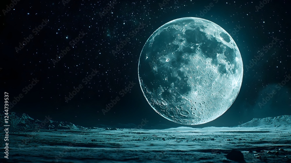 Breathtaking celestial phenomenon transforming the lunar landscape with otherworldly atmospheric distortions creating a captivating and mesmerizing sci fi esque scene amidst the night sky Breathtaking celestial phenomenon transforming the lunar landscape with otherworldly atmospheric distortions creating a captivating and mesmerizing sci fi esque scene amidst the night sky