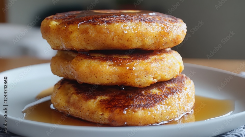 Korean Sweet Potato Pancakes: Crispy Mattang with Caramelized Glaze Korean Sweet Potato Pancakes: Crispy Mattang with Caramelized Glaze