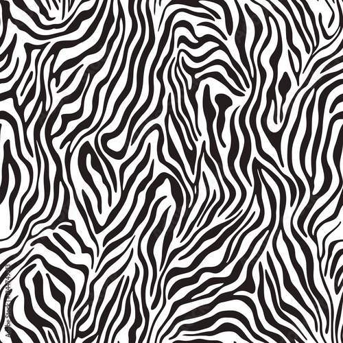Trendy zebra skin pattern background. Animal fur, background for Fabric design, wrapping paper, textile and wallpaper