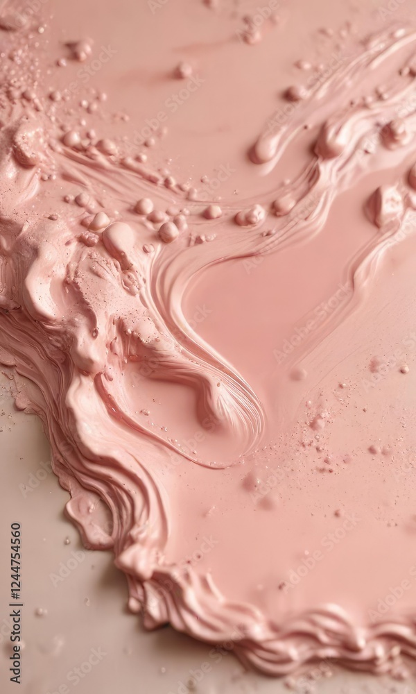 Fototapeta premium Soft Focus Blush Water Liquid Clay Background with Texture , texture, pastel colors, watercolor