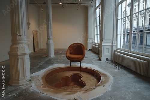 Renovation room in modern apartment.
