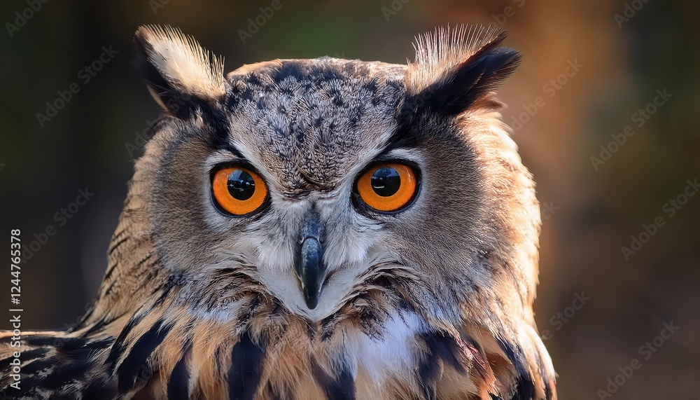 Majestic Siberian EagleOwl Perched on Snowy Branch at Dusk, Showcasing its Regal Presence in a Serene Winter Landscape, Russia Majestic Siberian EagleOwl Perched on Snowy Branch at Dusk, Showcasing its Regal Presence in a Serene Winter Landscape, Russia