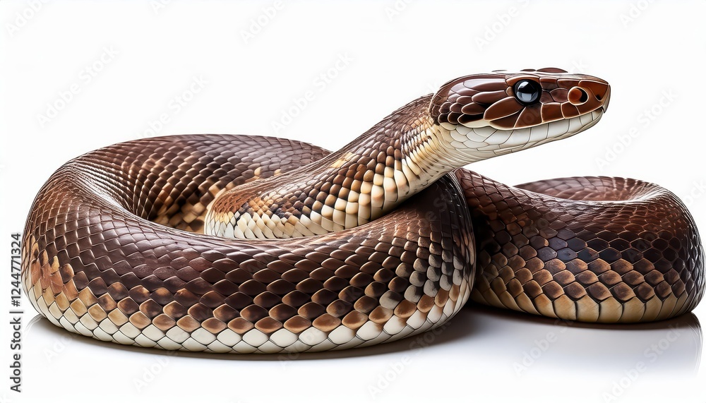Vivid and Fascinating Closeup of a Striking Snake against a Transparent Backdrop, Showcasing its Captivating Textures and Colors. Vivid and Fascinating Closeup of a Striking Snake against a Transparent Backdrop, Showcasing its Captivating Textures and Colors.