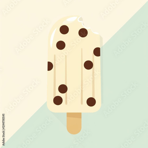 ice cream on a white background