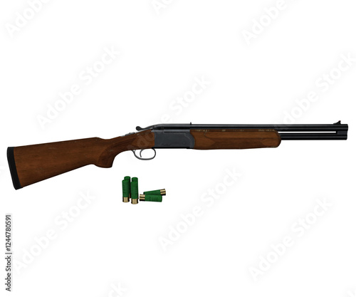 3d rendering stoeger shotgun