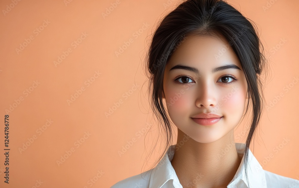 Asian vogue business girl wearing business clothings Asian vogue business girl wearing business clothings