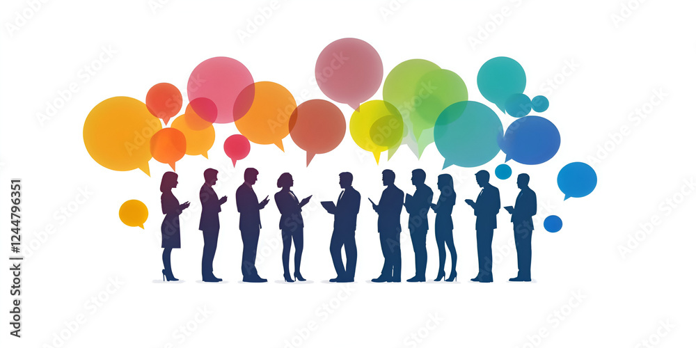 Clients and Executives in Professional Discussion