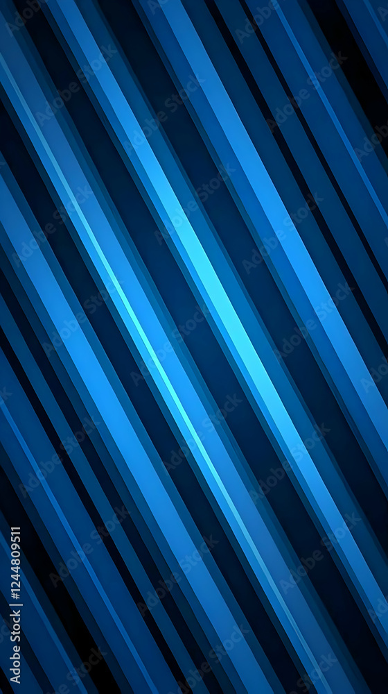 Obraz premium Diagonal Blue Stripes Background Forms a Dynamic and Modern Abstract Pattern.