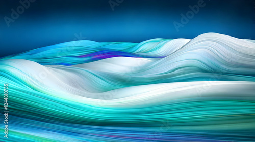 Abstract 3D Background with...