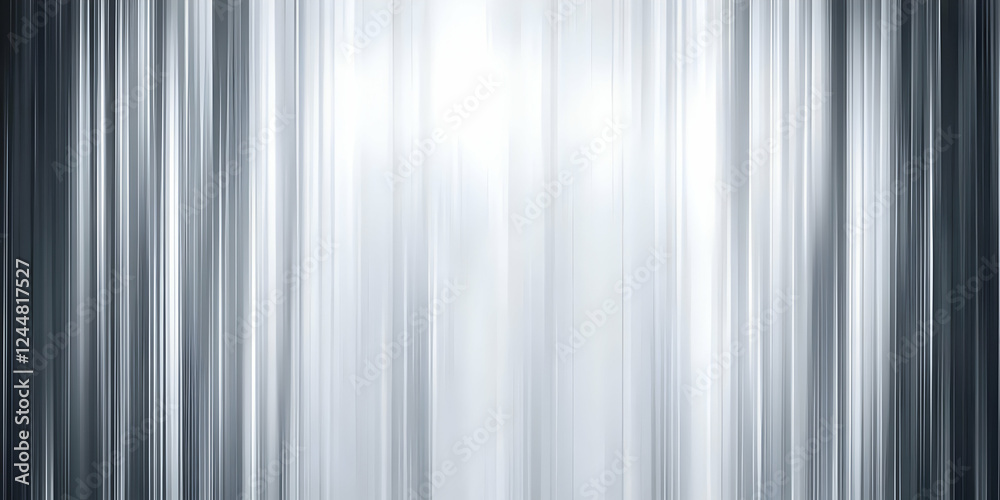 Obraz premium Abstract Gray and White Vertical Striped Background Creates a Modern and Elegant Look