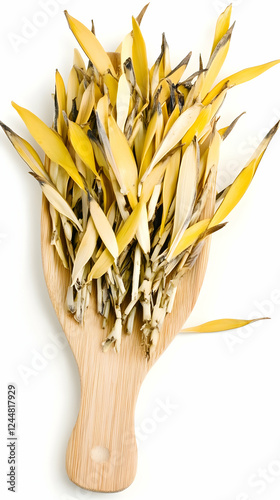 Dried Yellow Plant Parts Ar...