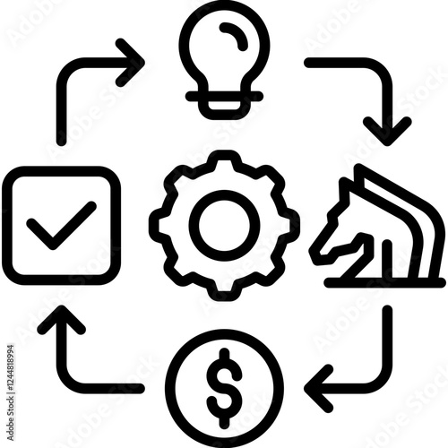Business Process Icon