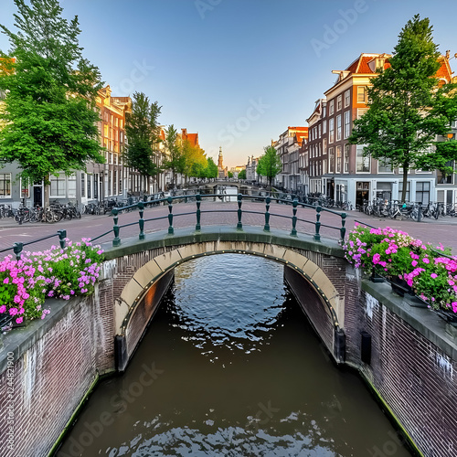 Scenic Canal Bridge Connect...