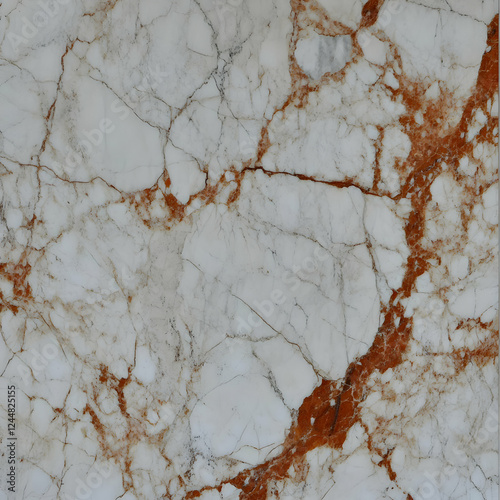 White and Orange Marble Tex...