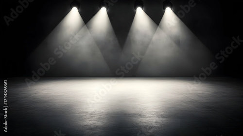 Three Spotlights Illuminate...