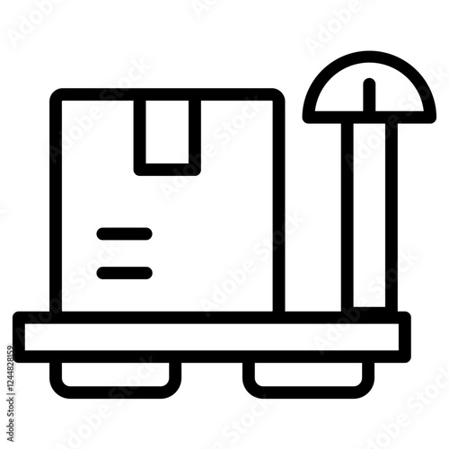 Package Weighing Icon