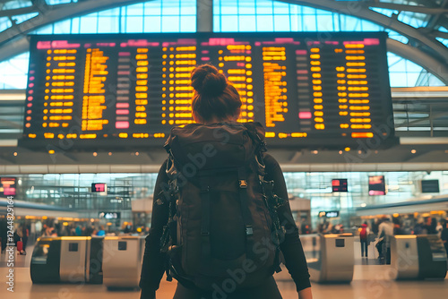 Traveler Checks Flight Sche...