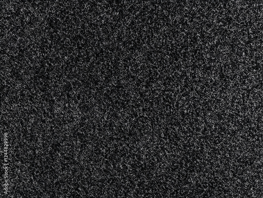 Fototapeta premium Black Textured Background with White Specks Shows Intricate Detail Close Up