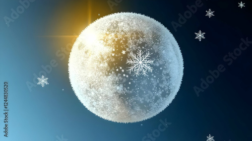 A Snowy Sphere Illuminates ...