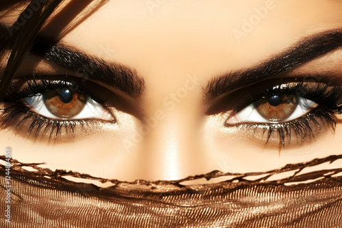 Close-up Photo of Brown Eye...