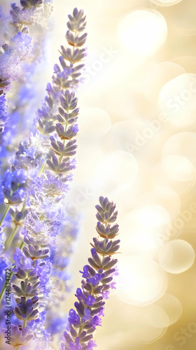 Lavender Flowers Bloom Beau...